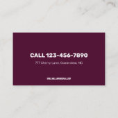 Carte De Visite 🦴 Chiropraticien Massage Thérapie (Dos)