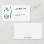 Carte De Visite Chiropraticien | Médecine alternative | Soins de l (Devant / Derrière)