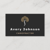 Carte De Visite Chiropraticien minimal moderne Spine chiropratique (Devant)