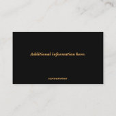 Carte De Visite Chiropraticien modifiable (Dos)