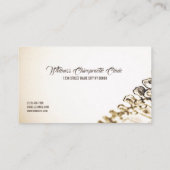 Carte De Visite Chiropraticien Professionnel & Santé (Dos)