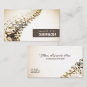 Carte De Visite Chiropraticien Professionnel & Santé (Devant / Derrière)