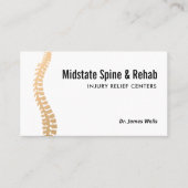 Carte De Visite Chiropratique Chiropraticien Rappel Bus (Devant)