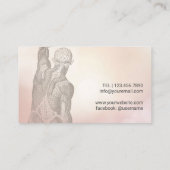 Carte De Visite Chiropratique chiropraticien Spa de massage (Dos)