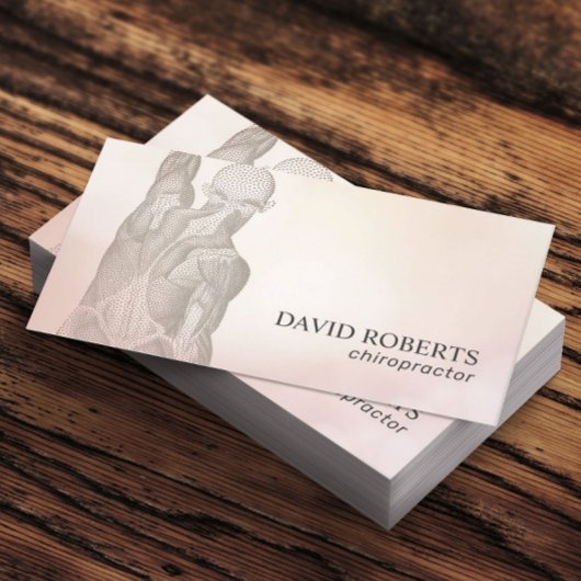 Carte De Visite Chiropratique chiropraticien Spa de massage