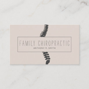 Carte De Visite Chiropratique de la famille
