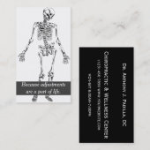 Carte De Visite Chiropratique funky et bien-être (Devant / Derrière)