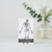 Carte De Visite Chiropratique funky et bien-être (Debout devant)