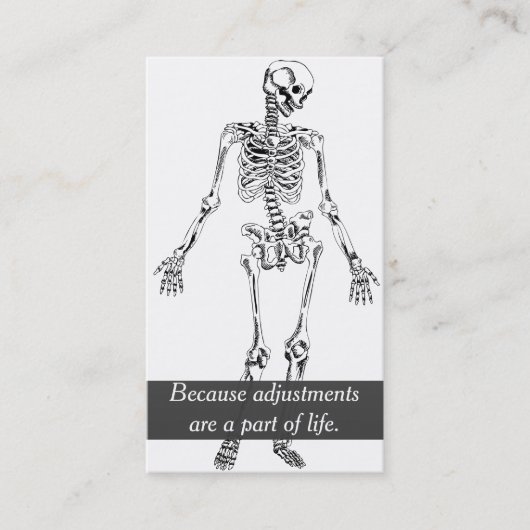 Carte De Visite Chiropratique funky et bien-être (Devant)