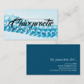 Carte De Visite Chiropratique moderne (Devant / Derrière)