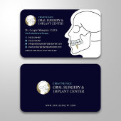 Carte De Visite Chirurgie buccale, Centre d'implants, Crâne maxill