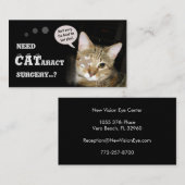 Carte De Visite Chirurgie de cataracte (Devant / Derrière)