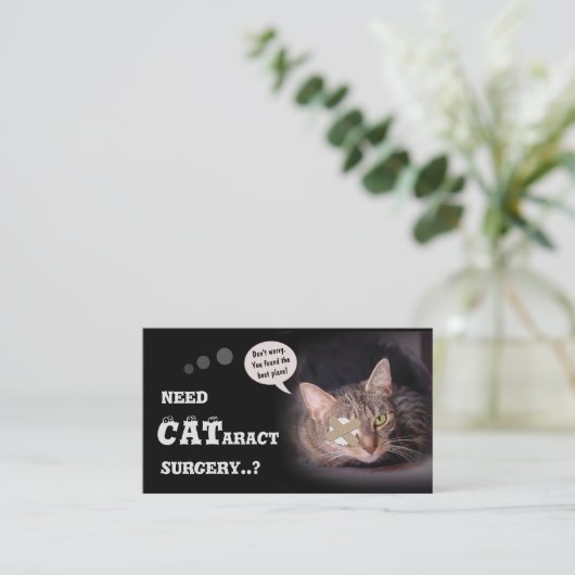 Carte De Visite Chirurgie de cataracte (Debout devant)