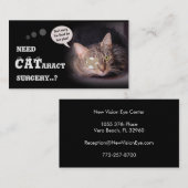 Carte De Visite Chirurgie de cataracte (Devant / Derrière)