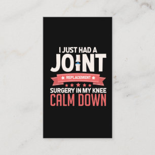 Carte De Visite Chirurgie De Remplacement En Coin La Récupératio