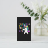 Carte De Visite Chirurgie d'enlèvement de tonsil cute Récupération (Debout devant)