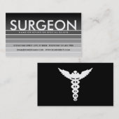 Carte De Visite CHIRURGIE gris (Devant / Derrière)