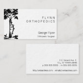 Carte De Visite Chirurgie orthopédique Arbre cuit (Devant / Derrière)