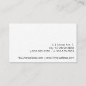 Carte De Visite Chirurgie orthopédique Arbre cuit (Dos)