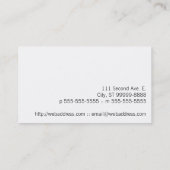 Carte De Visite Chirurgie orthopédique Arbre cuit (Dos)