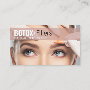 Carte De Visite Chirurgie plastique des produits de remplissage Bo