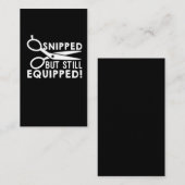 Carte De Visite Chirurgie vasectomique coupée mais toujours équipé (Devant / Derrière)