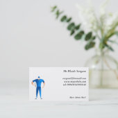 Carte De Visite Chirurgien (Debout devant)