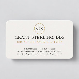 Carte De Visite Chirurgien-dentiste spécialiste en dentisterie est