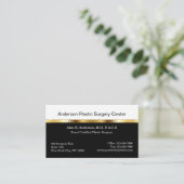 Carte De Visite Chirurgien plasticien chic (Debout devant)