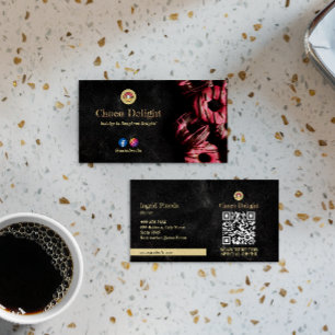 Carte De Visite Choco Donus Business   Vintage classique