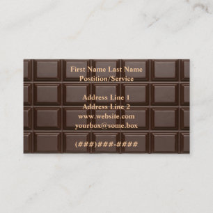 Carte De Visite Chocolat
