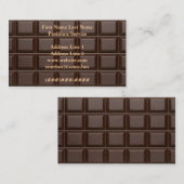 Carte De Visite Chocolat (Devant / Derrière)