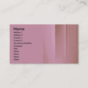 Carte De Visite Chocolat aux fraises