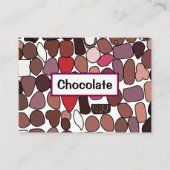 Carte De Visite Chocolat confiserie (Devant)
