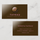 Carte De Visite chocolat du gourmet 311-Upscale (Devant / Derrière)