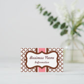 Carte de visite Chocolat Fraise (Debout devant)