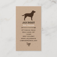 Chocolat Labrador Retriever Chien race Silhouette