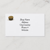 Carte De Visite Chocolat Sweet Shop (Dos)