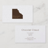 Carte de visite chocolaterie (Devant / Derrière)
