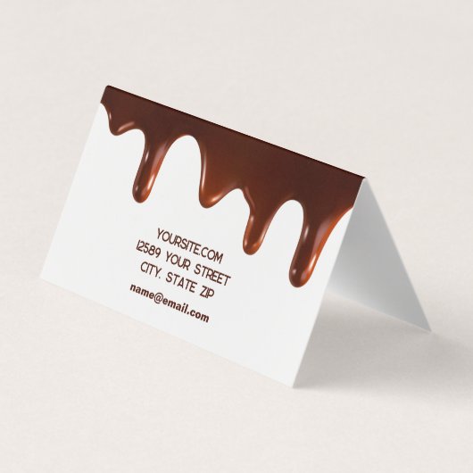 Carte De Visite 🍬 chocolatier (Dos)