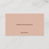 Carte De Visite Chocolatier modifiable (Dos)