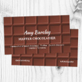 Carte De Visite 🍫 Chocolatier personnalisé