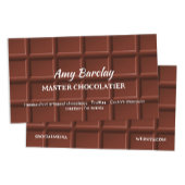 Carte De Visite 🍫 Chocolatier personnalisé