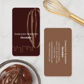 Carte De Visite Chocolatière Chocolatière Chocolatière simple et m