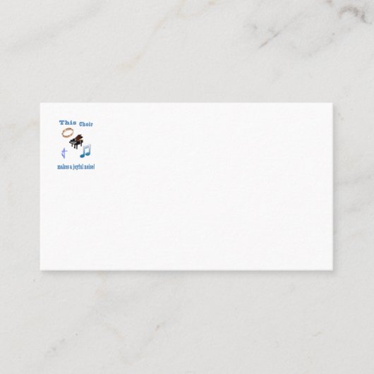 Carte De Visite Choir (Devant)
