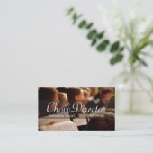 Carte De Visite Choir Directeur Vocalist Music Instructeur (Debout devant)