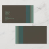 Carte De Visite Choisit •  No. 0016 (Devant / Derrière)