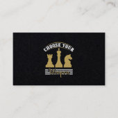 Carte De Visite Choose Your Weapon (Devant)