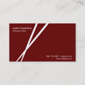 Carte De Visite Chopstick (rouge variation) (Dos)