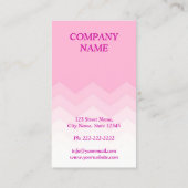 Carte De Visite Chorégraphe de danse de ballet de Ballerina (Dos)